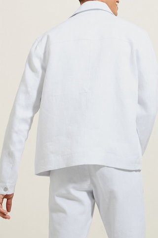Chaqueta de lino - Blanco