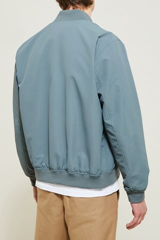 Blusão com fecho zip - Azul