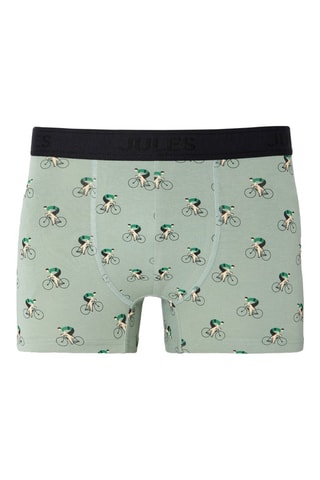 Boxers em algodão biológico - Verde-claro