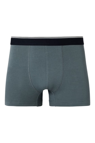 Boxers em algodão biológico - Cinzento-escuro
