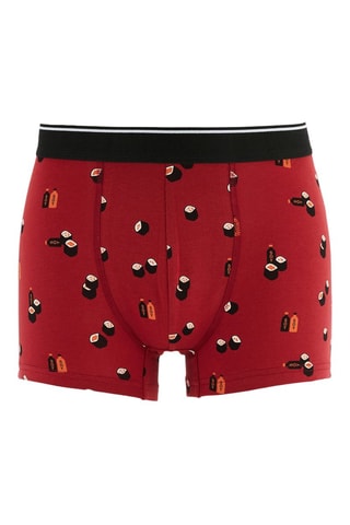 Boxers em algodão biológico - Bordô