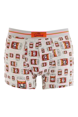 Boxer en coton biologique Les Simpson - Gris clair