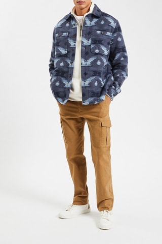 Sobrecamisa regular - Azul