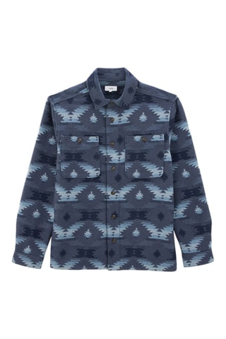 Sobrecamisa regular - Azul