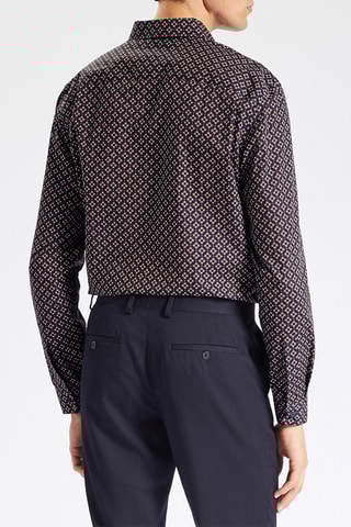 Camisa slim - Azul-marinho