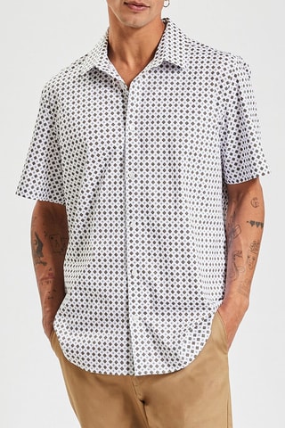 Camisa slim fit -  Blanco