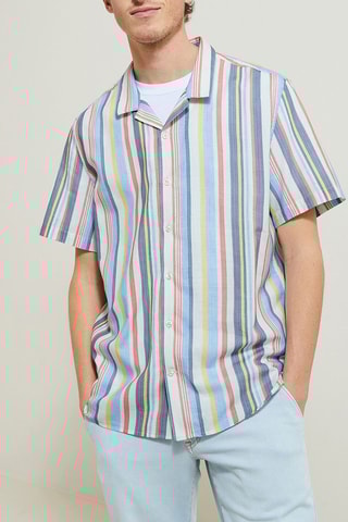 Camisa regular - Azul