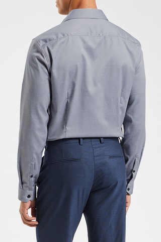 Camisa slim - Azul-marinho