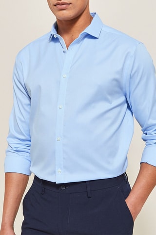 Camisa regular - Azul