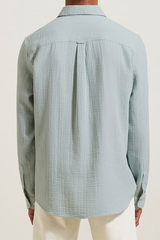 Camisa - Verde-acinzentado