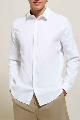 Camisa slim - Branco