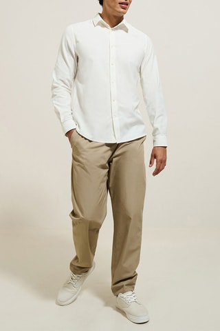 Camisa regular - Cru