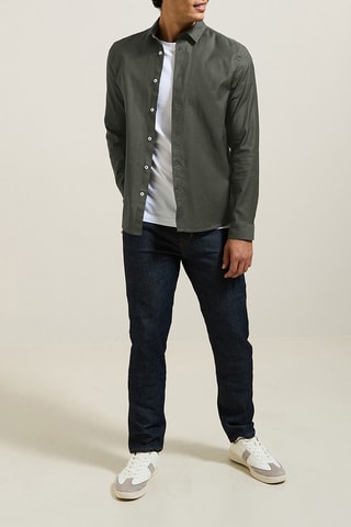 Chemise regular - Kaki
