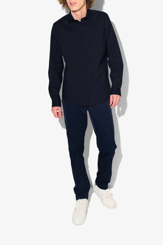 Camisa regular - Azul-marinho