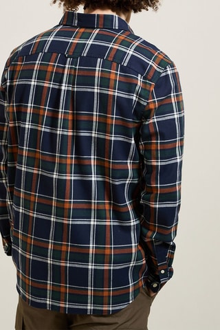 Camisa regular - Azul-marinho