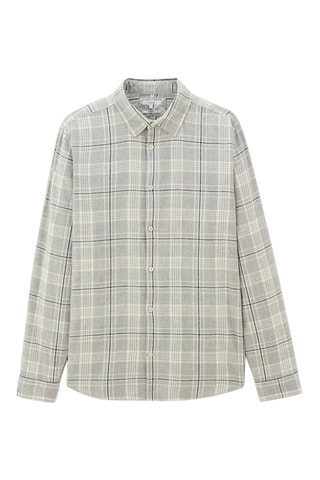 Camisa regular - Cinzento