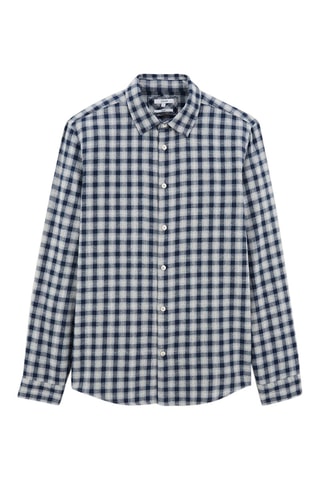 Camisa regular - Cinzento