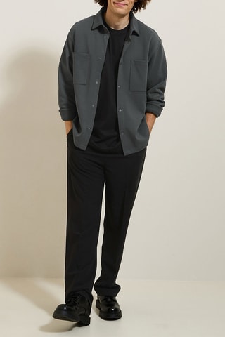 Sobrecamisa regular fit - Caqui