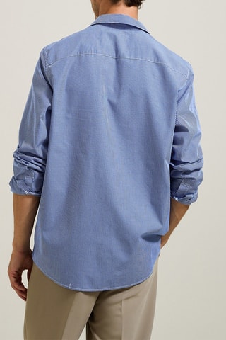 Camisa regular - Azul-marinho