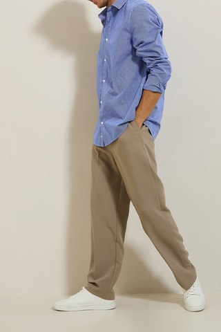 Camisa regular - Azul-marinho