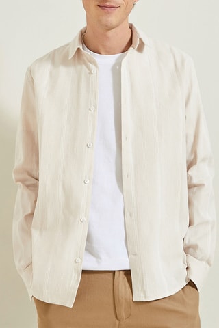 Camisa regular - Branco