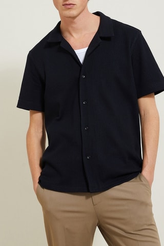 Camisa regular - Azul