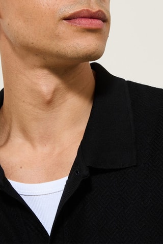 Camisa regular fit - Negro