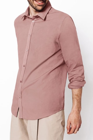 Camisa regular - Rosa