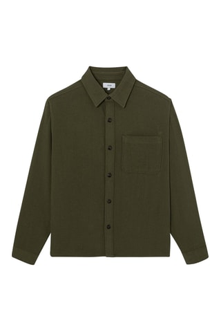 Sobrecamisa regular - Verde-claro