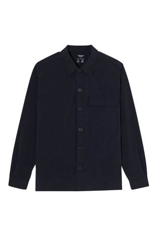 Sobrecamisa regular - Preto