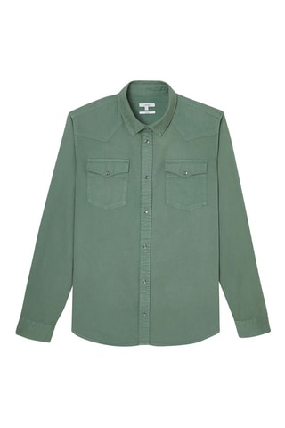 Camisa regular - Verde