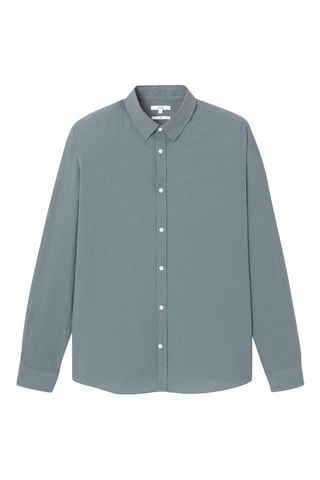 Camisa slim - Verde-escuro