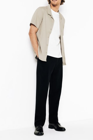 Camisa regular - Bege