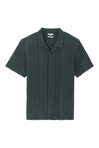 Camisa regular - Verde-escuro