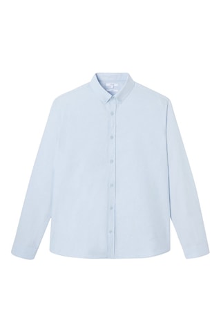 Camisa regular - Azul-celeste