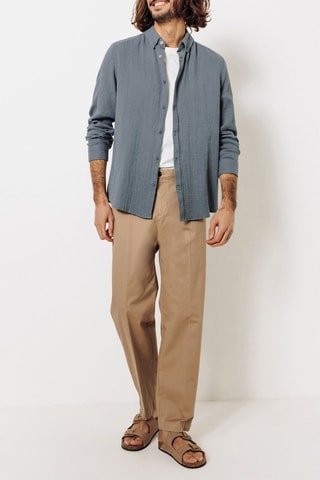 Camisa regular - Verde