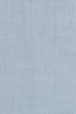 Camisa regular em linho - Azul-celeste