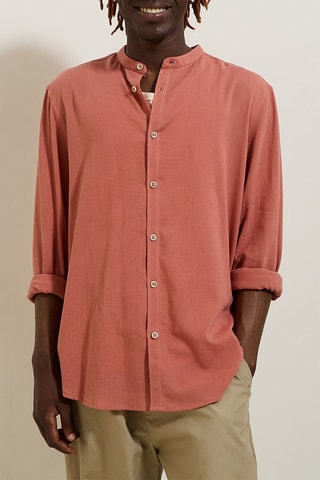Camisa regular - Rosa