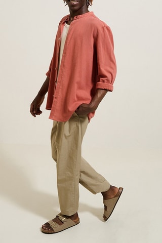 Camisa regular - Rosa