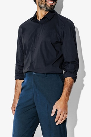 Camisa extra slim - Azul-noite