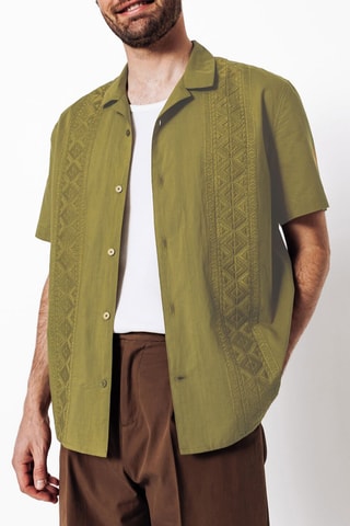 Camisa regular - Caqui