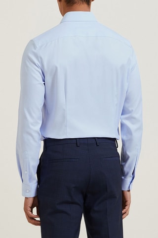 Camisa slim - Azul-celeste