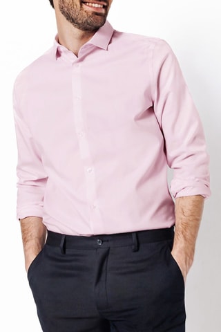 Camisa slim - Rosa