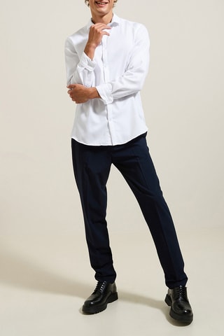 Camisa regular - Branco