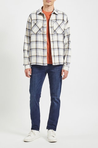 Sobrecamisa regular fit - Beige