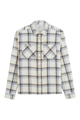 Sobrecamisa regular fit - Beige