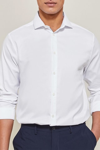 Camisa regular - Branco
