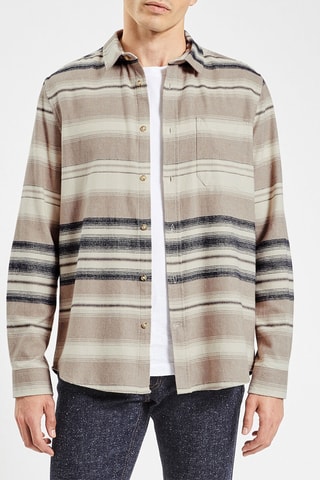 Camisa regular - Bege