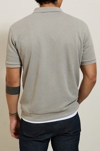 Polo relaxed fit - Caqui