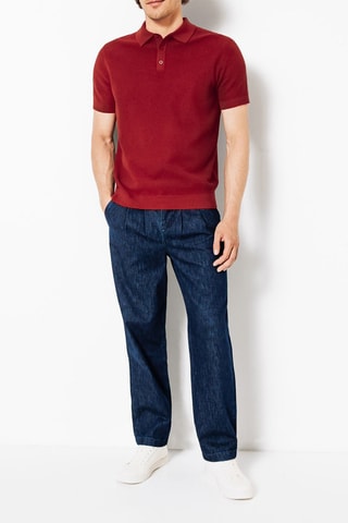 Polo regular - Vermelho